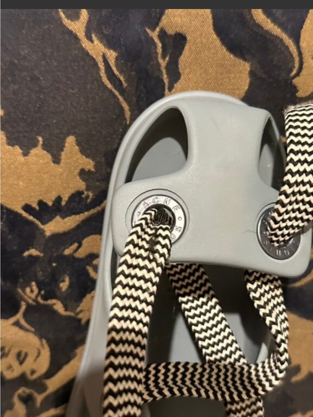 Acne studios Blue Lace-Up Women's Sport Sandals - Picture 3 of 4